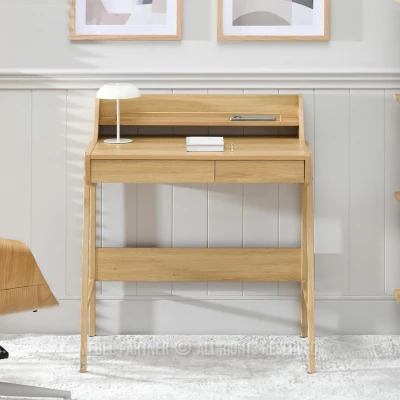 Minimalistický psací stůl RENO - dub