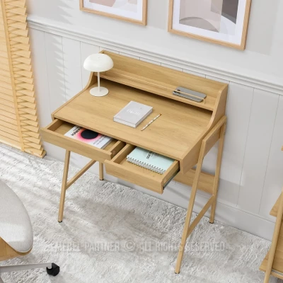 Minimalistický psací stůl RENO - dub