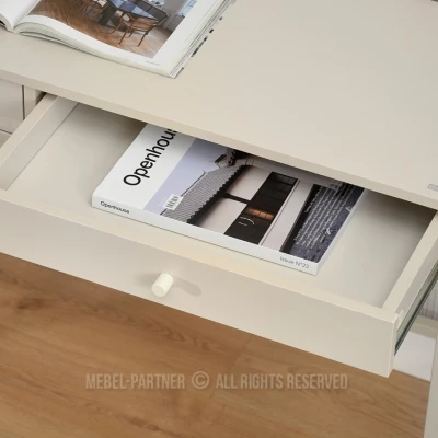 Psací stůl AJUR - krémový