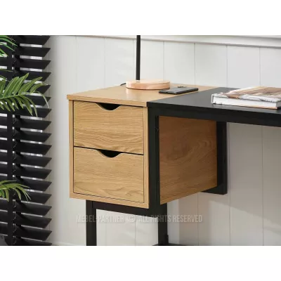 Psací stůl HELDER - dub / černý