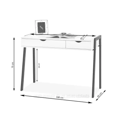 Psací stůl ERCHIS - dub