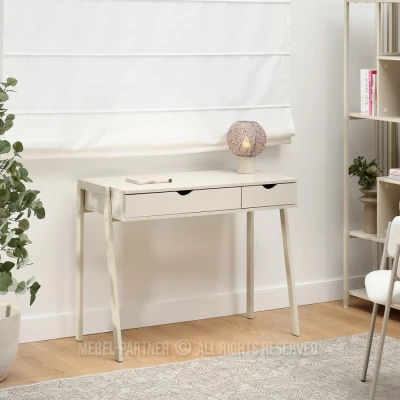 Psací stůl ERCHIS - krémový