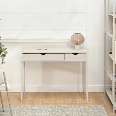 Psací stůl ERCHIS - krémový