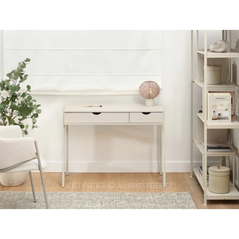 Psací stůl ERCHIS - krémový