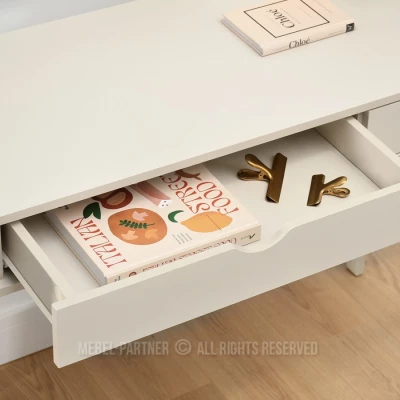 Psací stůl ERCHIS - krémový