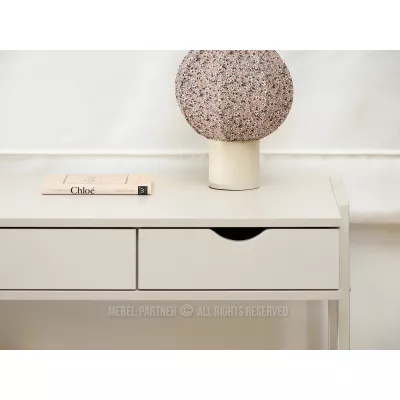 Psací stůl ERCHIS - krémový