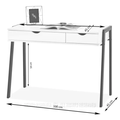 Psací stůl ERCHIS - krémový