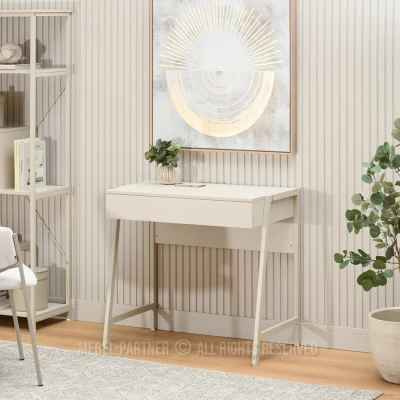 Psací stůl se šuplíkem ARGI - krémový