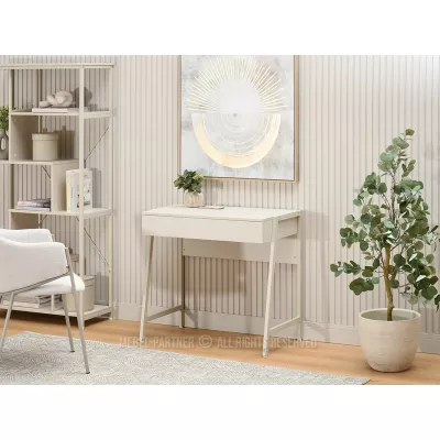 Psací stůl se šuplíkem ARGI - krémový