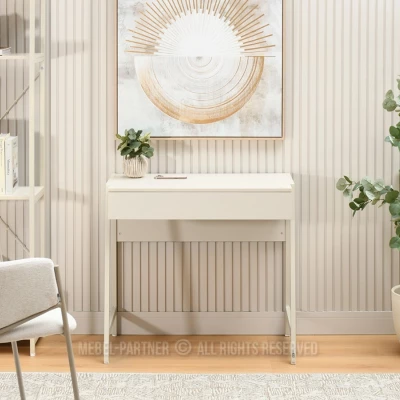 Psací stůl se šuplíkem ARGI - krémový