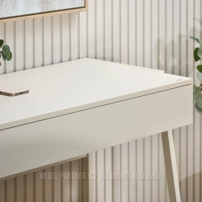 Psací stůl se šuplíkem ARGI - krémový