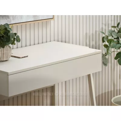 Psací stůl se šuplíkem ARGI - krémový