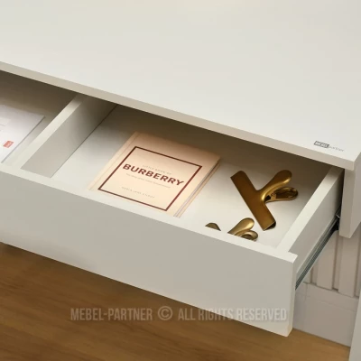 Psací stůl se šuplíkem ARGI - krémový