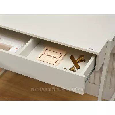 Psací stůl se šuplíkem ARGI - krémový