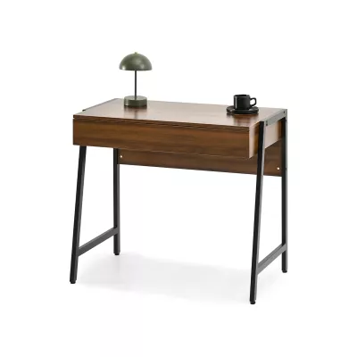 Psací stůl se šuplíkem ARGI - černý / ořech