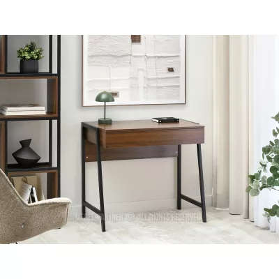 Psací stůl se šuplíkem ARGI - černý / ořech