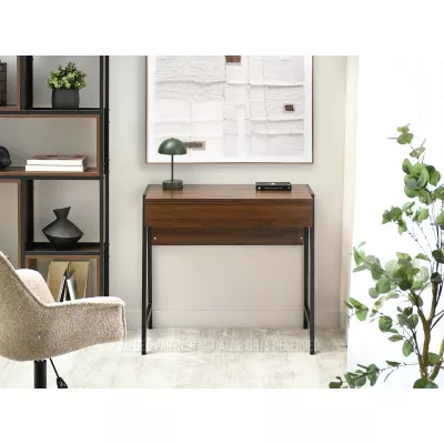 Psací stůl se šuplíkem ARGI - černý / ořech