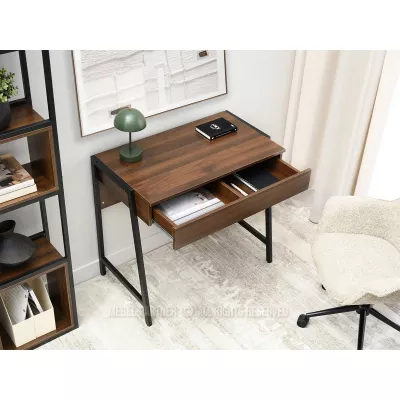 Psací stůl se šuplíkem ARGI - černý / ořech