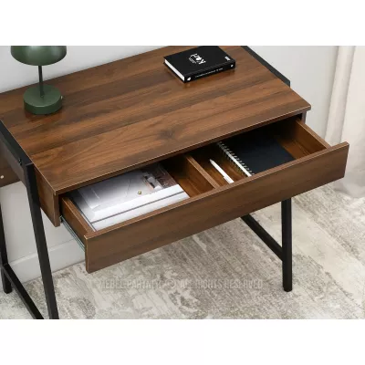 Psací stůl se šuplíkem ARGI - černý / ořech