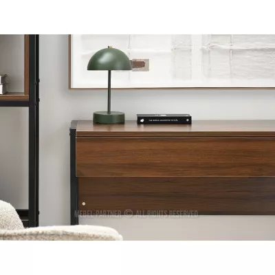 Psací stůl se šuplíkem ARGI - černý / ořech