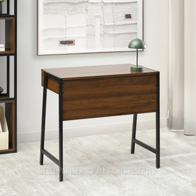 Psací stůl se šuplíkem ARGI - černý / ořech