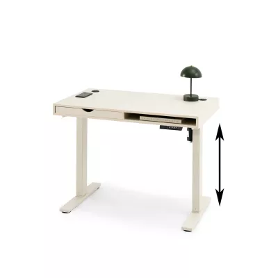 Pracovní stůl 100 HESOL - krémový