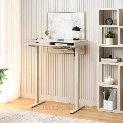 Pracovní stůl 100 HESOL - krémový