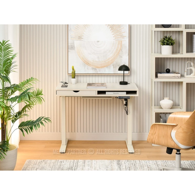 Pracovní stůl 100 HESOL - krémový