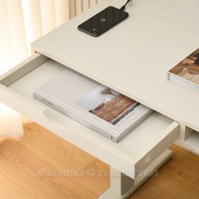 Pracovní stůl 100 HESOL - krémový