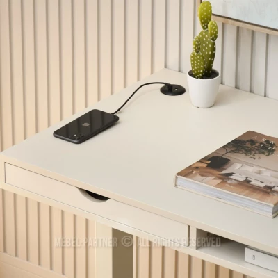 Pracovní stůl 100 HESOL - krémový