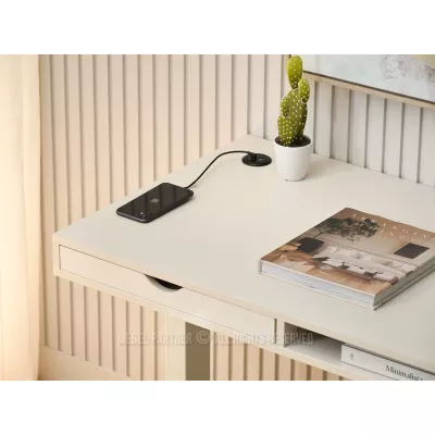 Pracovní stůl 100 HESOL - krémový