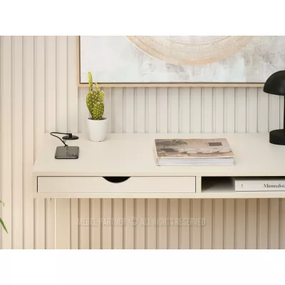 Pracovní stůl 100 HESOL - krémový