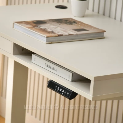 Pracovní stůl 100 HESOL - krémový