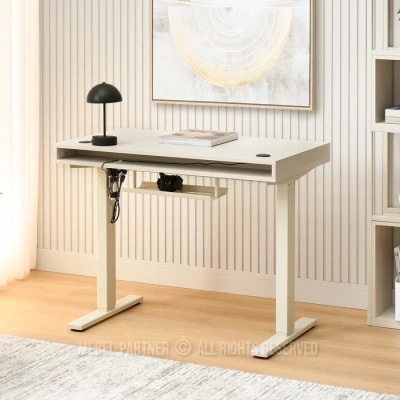 Pracovní stůl 100 HESOL - krémový