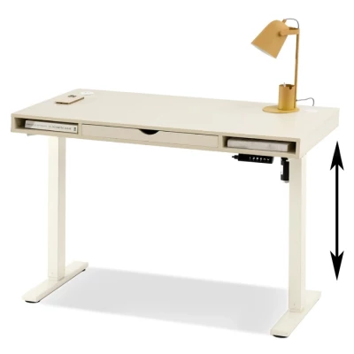 Pracovní stůl 120 HESOL - krémový