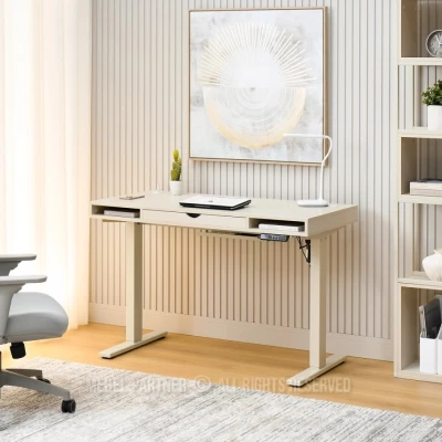 Pracovní stůl 120 HESOL - krémový