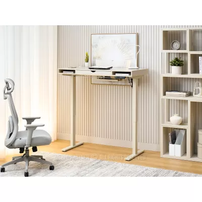 Pracovní stůl 120 HESOL - krémový