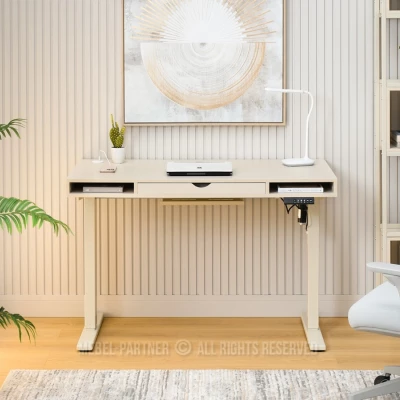 Pracovní stůl 120 HESOL - krémový