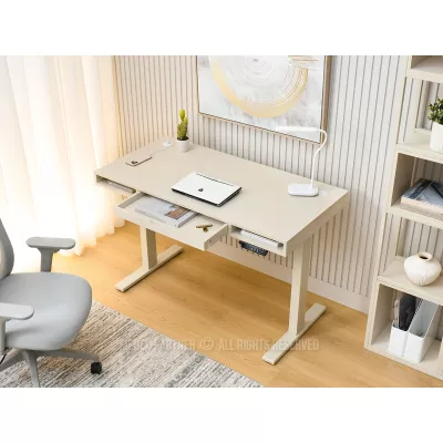 Pracovní stůl 120 HESOL - krémový