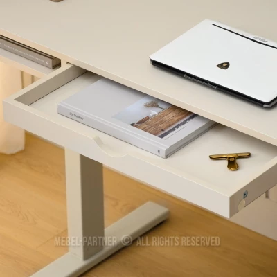 Pracovní stůl 120 HESOL - krémový