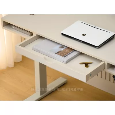 Pracovní stůl 120 HESOL - krémový