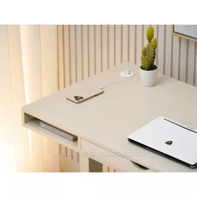 Pracovní stůl 120 HESOL - krémový