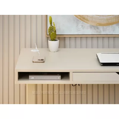 Pracovní stůl 120 HESOL - krémový