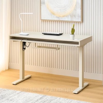 Pracovní stůl 120 HESOL - krémový