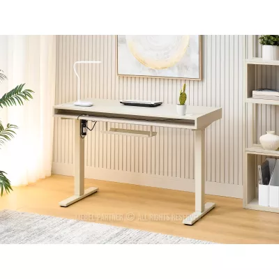 Pracovní stůl 120 HESOL - krémový