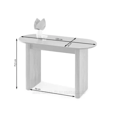 Konzolový stolek CENDRY - bílý