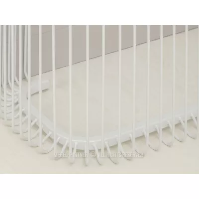 Designový konzolový stolek IRAKLI - bílý mramor / bílý