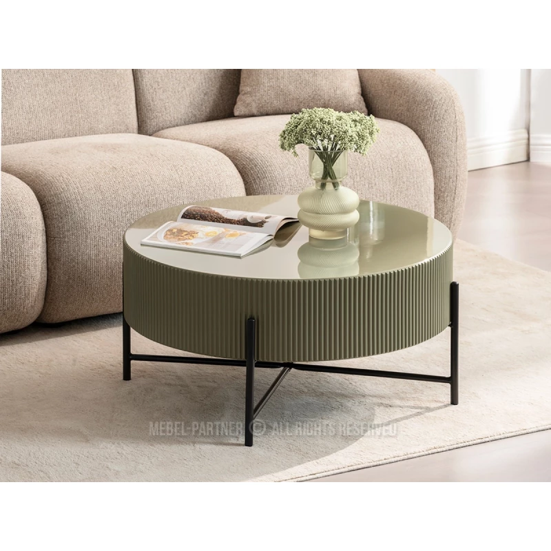 Konferenční stolek MAGNER - zelený / černý