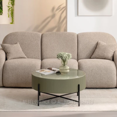 Konferenční stolek MAGNER - zelený / černý