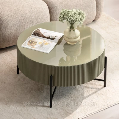 Konferenční stolek MAGNER - zelený / černý